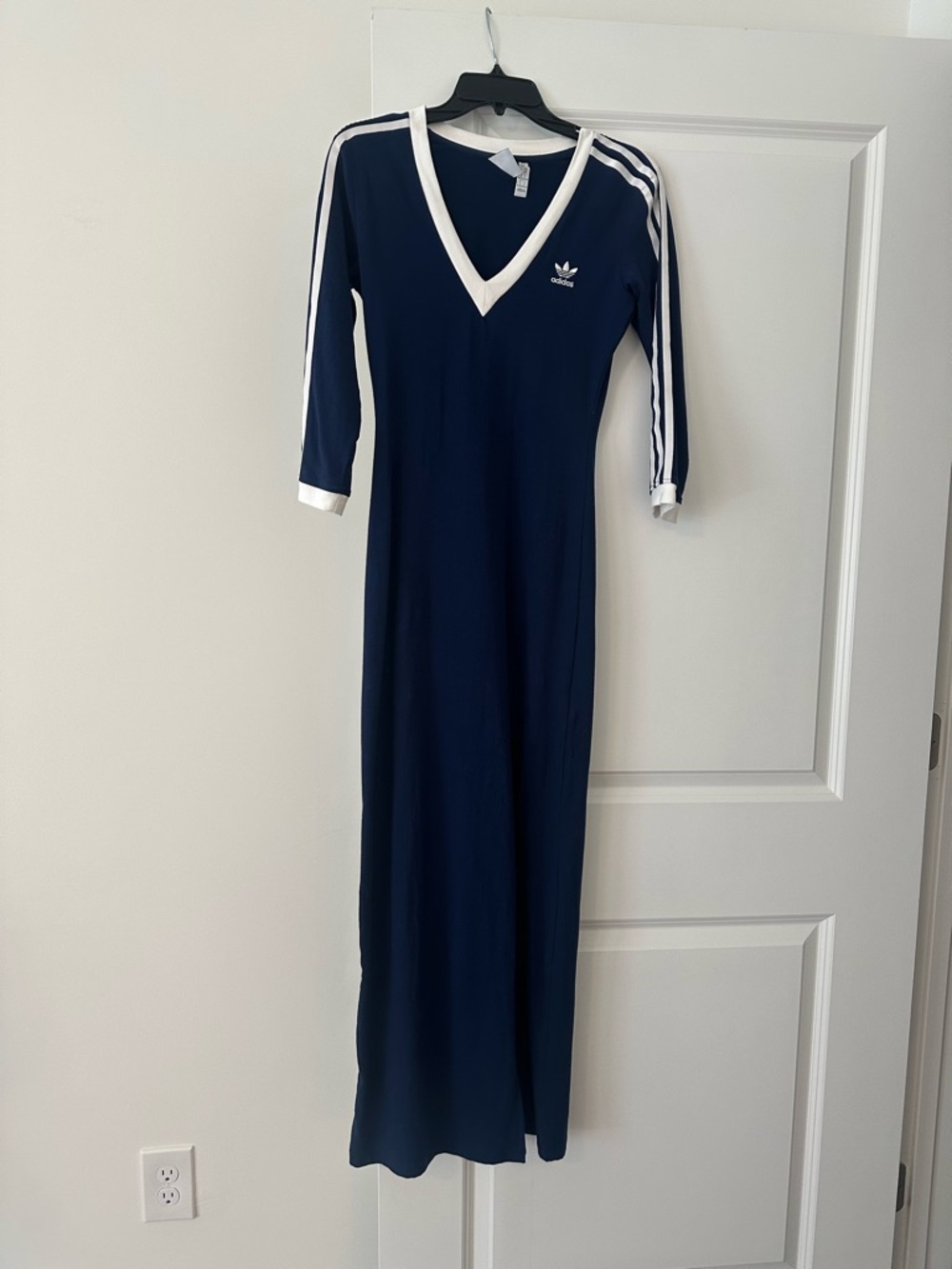 Adidas’s navy blue maxi dress size small